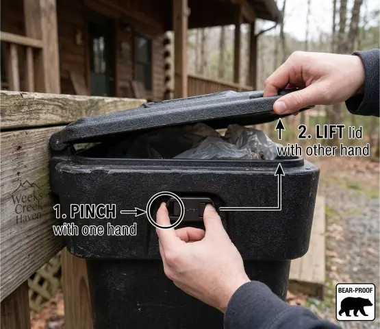 Bear Proof Bin Instructions